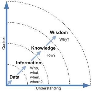 Data Knowledge Information thinking education